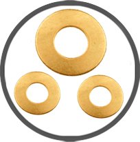 Brass Pressed Punched Plain Washers