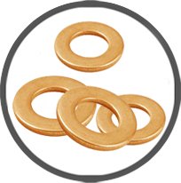 Brass Pressed Punched Plain Washers