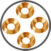 Cup Washers Brass