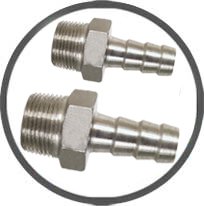 Stainless Steel Hose Barbs