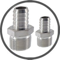 Stainless Steel Hose Barbs