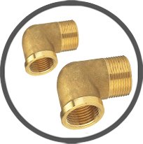 Brass 90 Degree Female Elbow