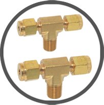 Brass Branch Tees NPT