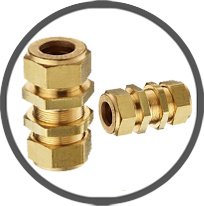 Brass Bulkhead Union