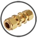 Brass Bulkhead Union Brass Bulkhead Union