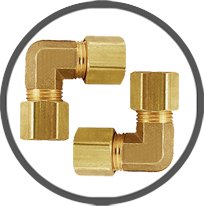 Brass Compression Union Elbow