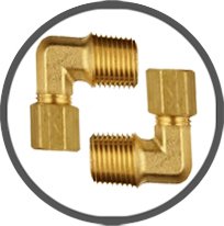 Brass Compression Union Elbow