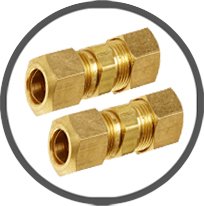 Brass Compression Union Elbow
