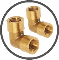 Brass Female Elbow Connectors
