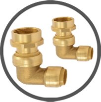 Brass Female Elbow Connectors