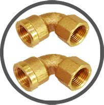 Brass Female Elbow Connectors