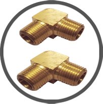 Brass Male Elbow Connectors - NPT