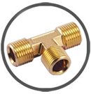 Brass Tee Union Brass Tee Union