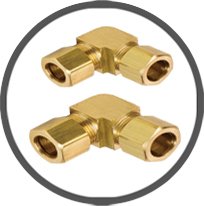 Compression 90 Degree Male Elbow Connector