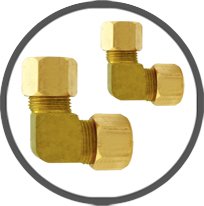 Compression 90 Degree Male Elbow Connector