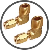 Compression 90 Degree Male Elbow Connector