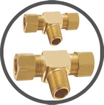 Compression Male Branch Tees