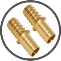 Brass Hose Mender Splicer