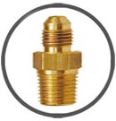 JIC 37 Degree Flare Male Push-On Hose Barbs JIC 37 Degree Flare Male Push-On Hose Barbs