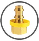 Rigid Female Push On Hose Barbs Rigid Female Push On Hose Barbs