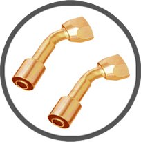 SAE 45 Degree Flare Female Swivel