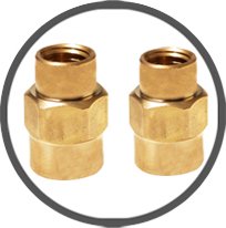 Brass Female Coupling NPT