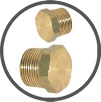 Brass Hex Pipe Plugs