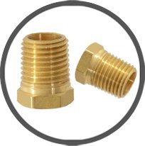 Brass Hex Pipe Plugs