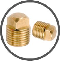 Brass Square Pipe Plugs