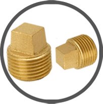 Brass Square Pipe Plugs